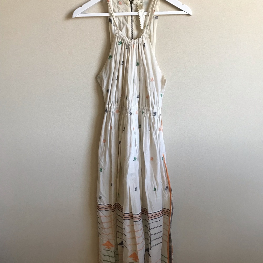 Free People embroidered maxi dress